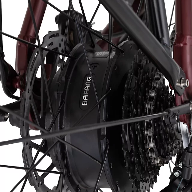 Mestský elektrobicykel inSPORTline ISL Eclion 648 Wh 28" - model 2026 - Velour Red