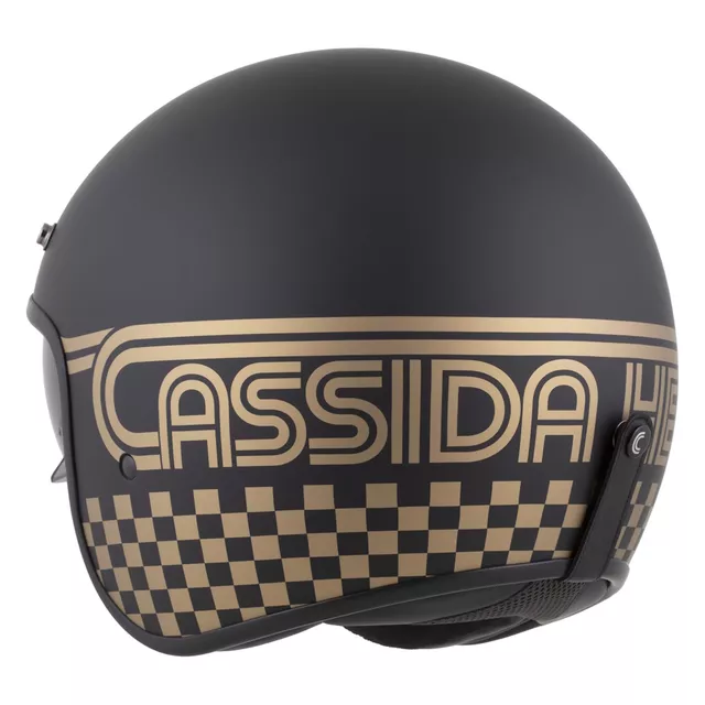Moto prilba Cassida Oxygen Rondo 2.0 čierna matná/zlatá