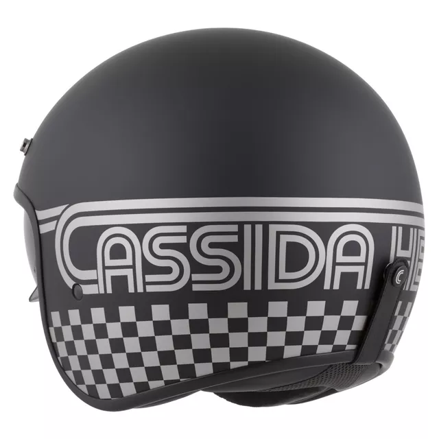 Moto prilba Cassida Oxygen Rondo 2.0 čierna matná/strieborná