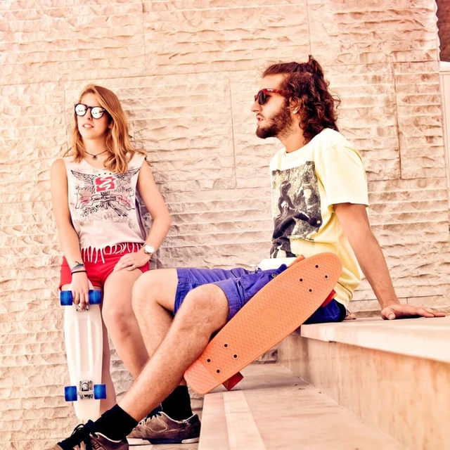 Pennyboard Street Surfing Beach Board - Summer Sun, žltý