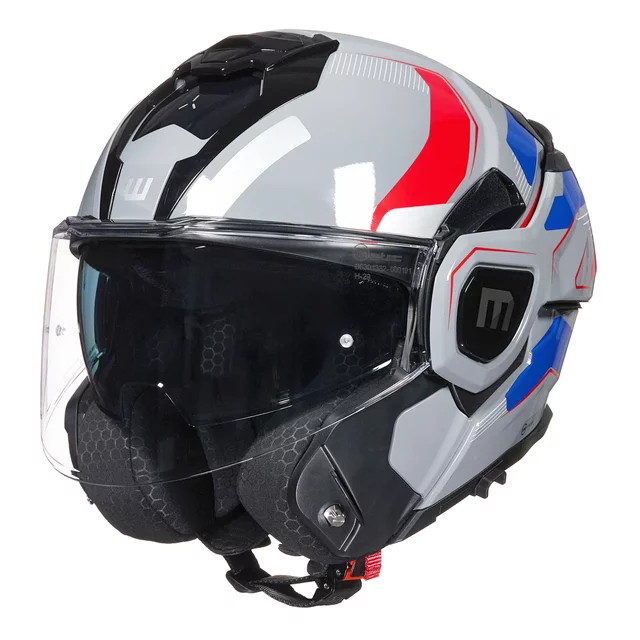 Preklápacia moto prilba W-TEC Zoroz P/J - Glossy Tricolor