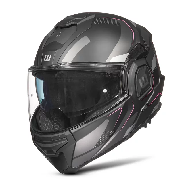 Preklápacia moto prilba W-TEC Zoroz P/J - Glossy Tricolor