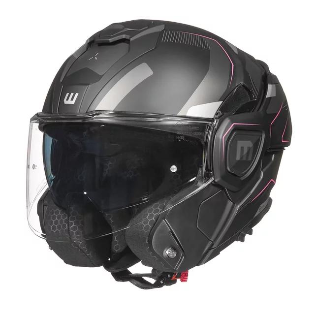 Preklápacia moto prilba W-TEC Zoroz P/J - Glossy Tricolor