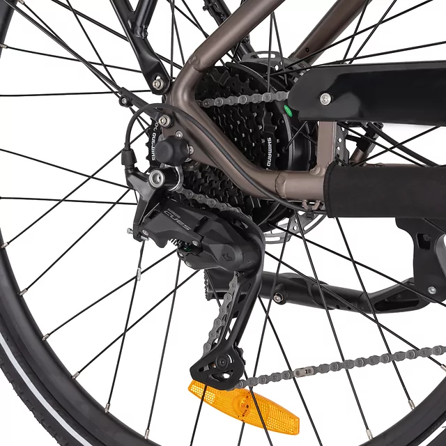 Mestský elektrobicykel inSPORTline ISL Eclion 648 Wh 28" - model 2026 - Velour Red