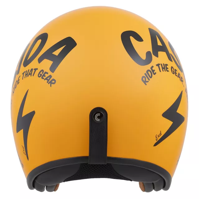 Moto prilba Cassida Oxygen Gear 2.0 žltá/čierna