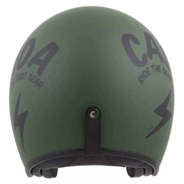 Moto prilba Cassida Oxygen Gear 2.0 zelená matná/čierna