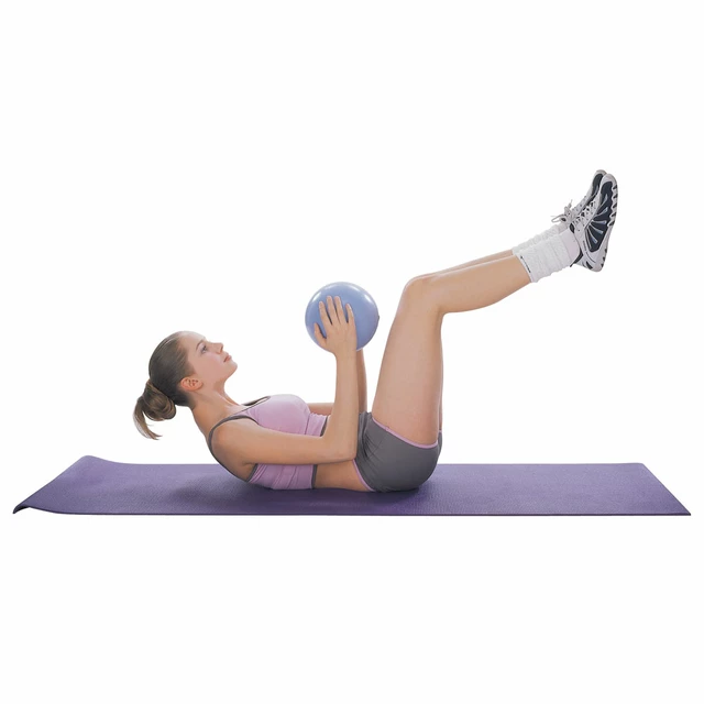 Lopta na posilňovanie inSPORTline Aerobic Ball 25 cm - svetlo modrá