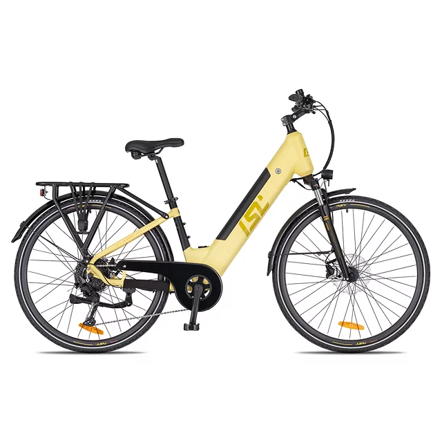 Mestský elektrobicykel inSPORTline ISL Eclion 648 Wh 28" - model 2026 - Velour Red - Sunbeam Yellow