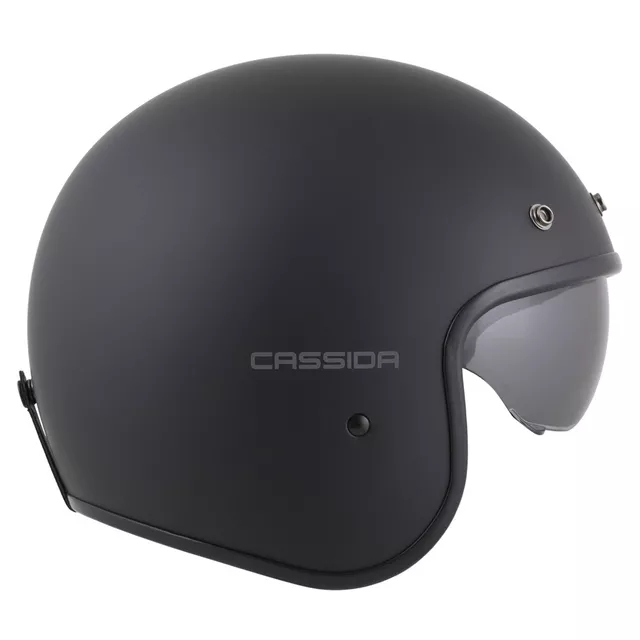 Moto prilba Cassida Oxygen Solid 2.0 čierna matná/tmavo šedá