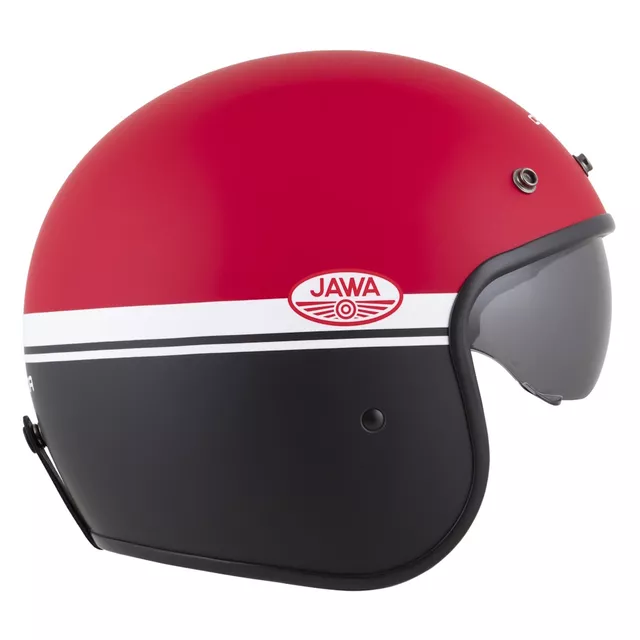 Moto prilba Cassida Oxygen Jawa OHC 2.0 červená matná/čierna/biela