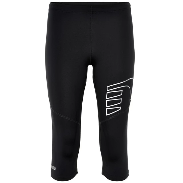 Dámske kompresné 3/4 nohavice Newline Core Knee Tights - čierna - čierna
