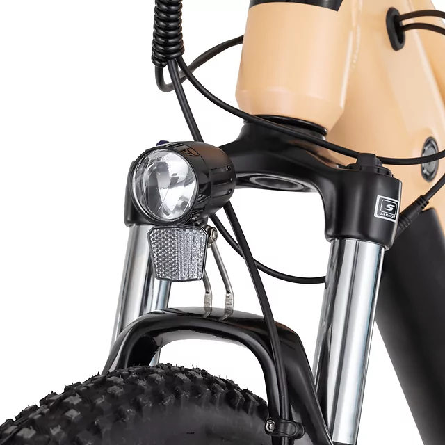 Juniorský elektrobicykel inSPORTline ISL Atezion 374 Wh 26" - model 2026 - Peach Beige