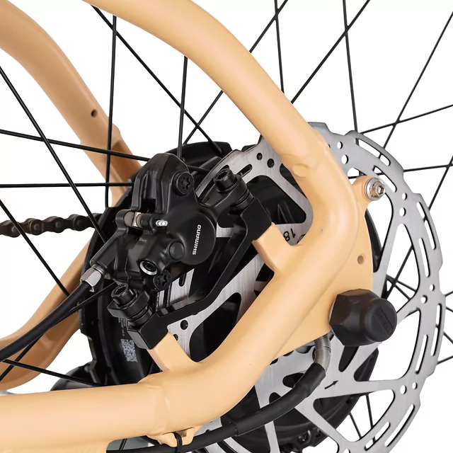 Juniorský elektrobicykel inSPORTline ISL Atezion 374 Wh 26" - model 2026 - Peach Beige