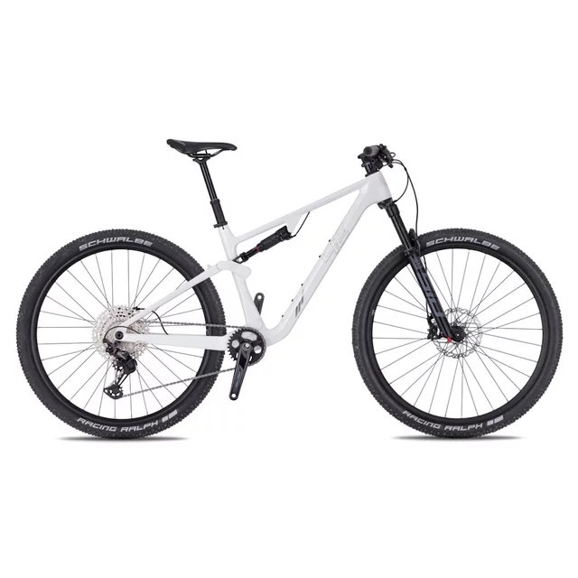 Celoodpružený bicykel 4EVER Sonnic Elite 29" - model 2026 - white/silver sand - white/silver sand