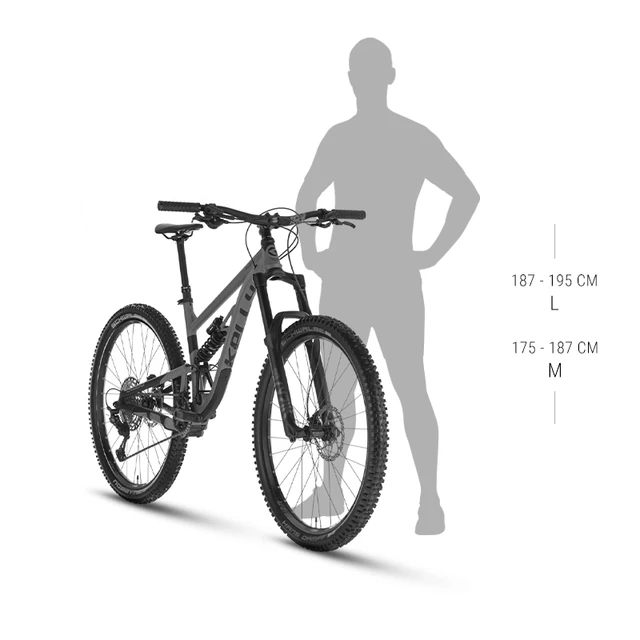 Celoodpružený bicykel KELLYS SWAG 10 29/27,5" 9.0 - Quartz blue