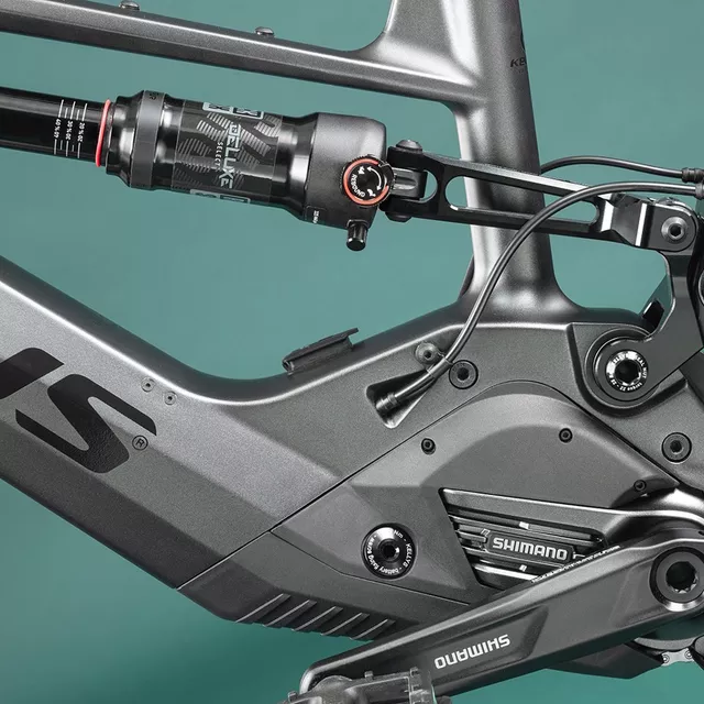 Celoodpružený elektrobicykel KELLYS THEOS F60 SH 820Wh 29"/27,5" - model 2025 - Anthracite