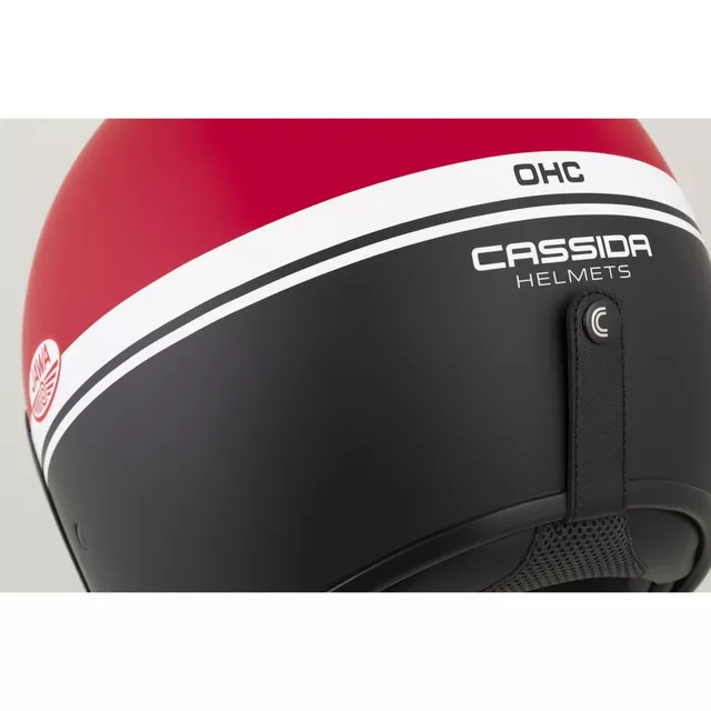 Moto prilba Cassida Oxygen Jawa OHC 2.0 červená matná/čierna/biela