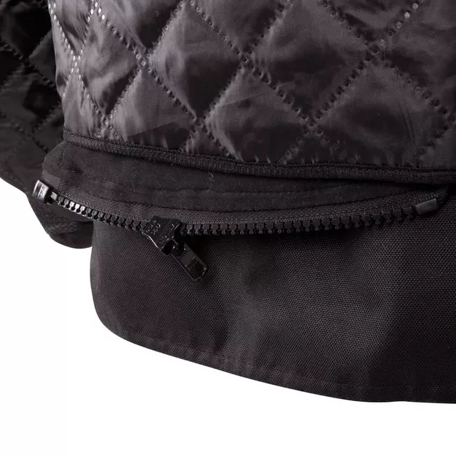 Dámska moto bunda W-TEC Lucina - 2. akosť - čierno-biela