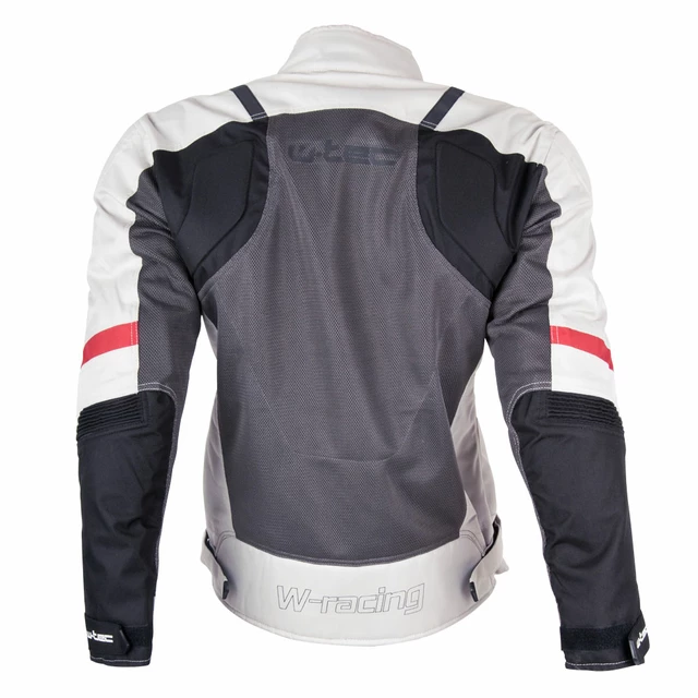 Dámska moto bunda W-TEC Lucina - 2. akosť - čierno-biela