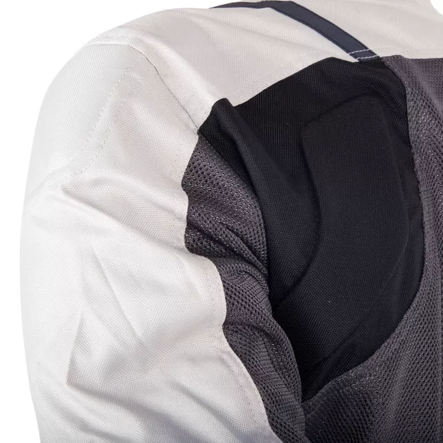Dámska moto bunda W-TEC Lucina - 2. akosť - čierno-biela