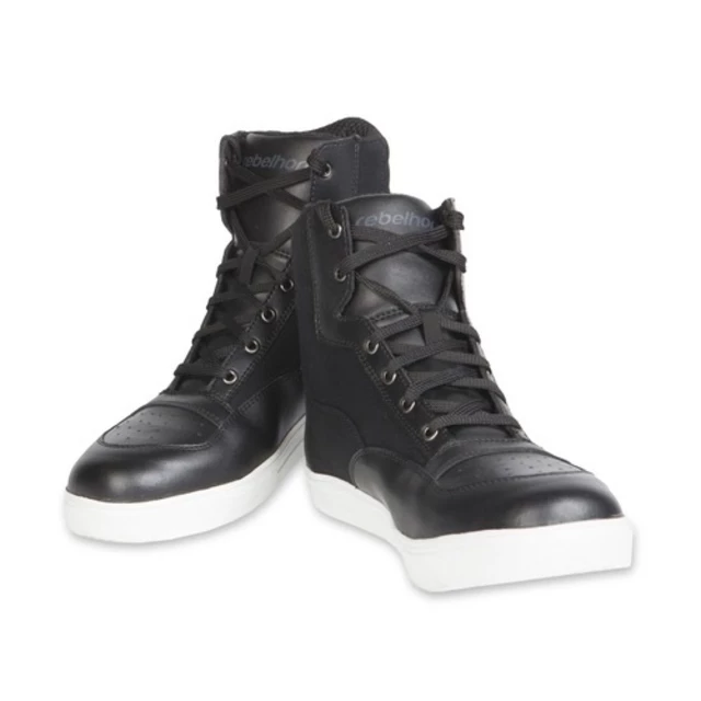 Moto topánky Rebelhorn Traffic Leather - čierna