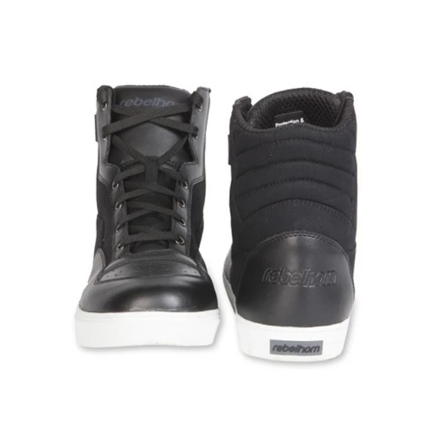 Moto topánky Rebelhorn Traffic Leather - čierna