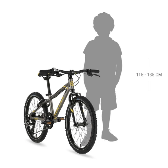Juniorský bicykel KELLYS NAGA AIR 70 20" 9.0 - Khaki