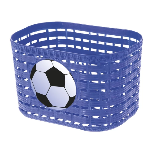 Detský plastový predný košík M-Wave P Children's Basket - žltá - modrá