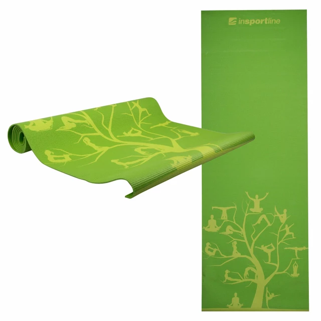 Karimatka inSPORTline Spirit 172x61x0,3 cm - modrá - zelená