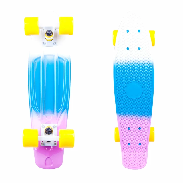 Pennyboard WORKER Sunbow 22" - zeleno-žlto-červená