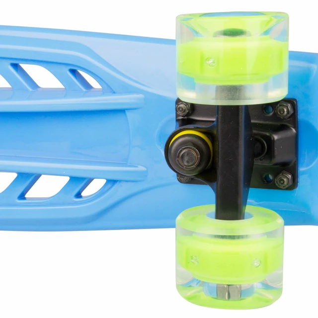 Pennyboard WORKER Bony 22" so svietiacimi kolieskami - zelená