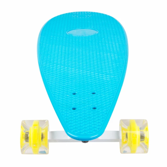 Plastový longboard WORKER Pike 36" so svietiacimi kolieskami - zelená