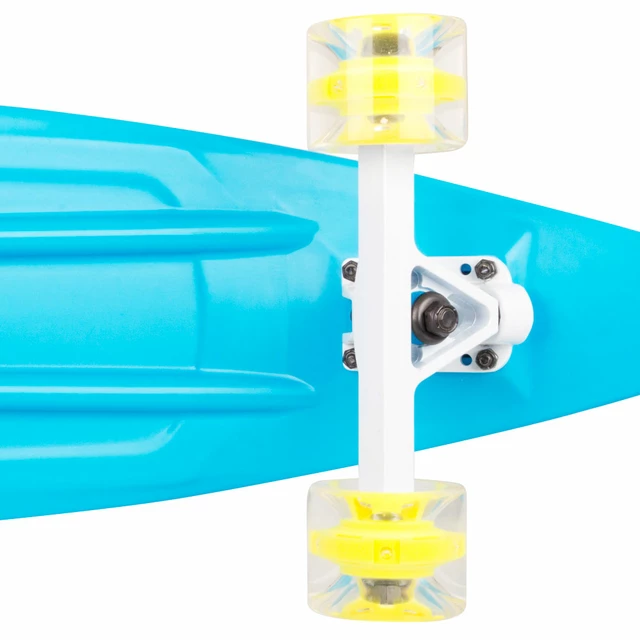 Plastový longboard WORKER Pike 36" so svietiacimi kolieskami - zelená