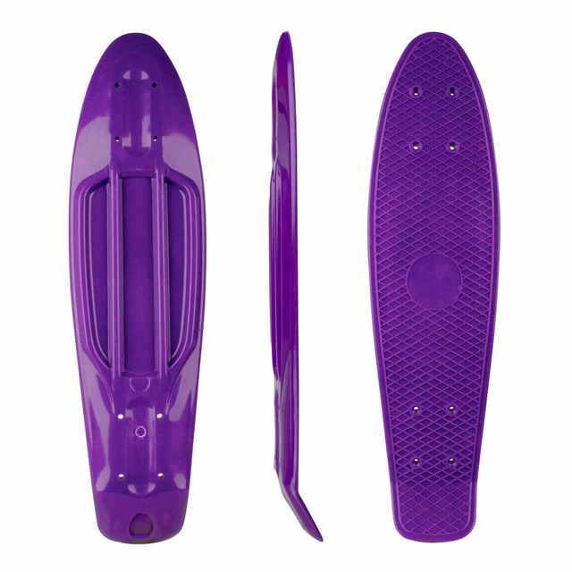 Doska pre pennyboard WORKER Spy 22.5*6" - oranžová - fialová