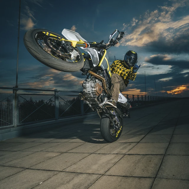 Moto košeľa W-TEC Terchis - zelená
