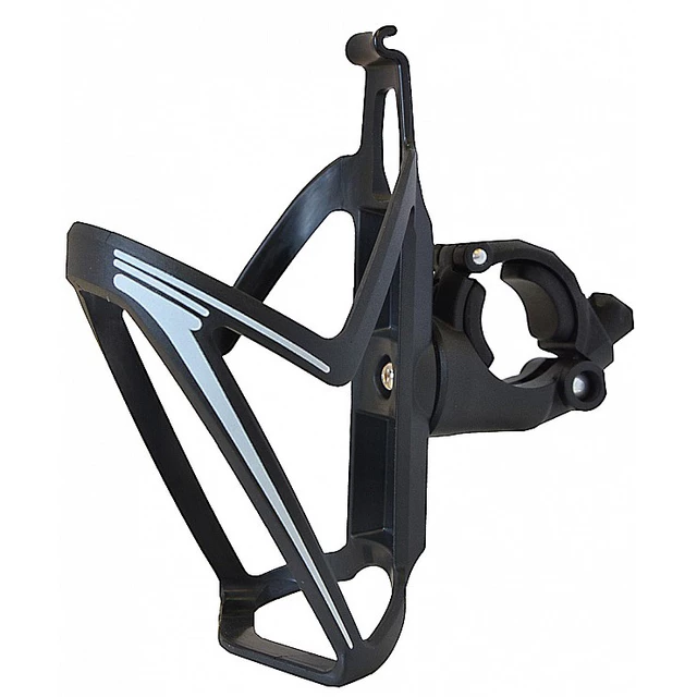 Košík s úchytom Nexelo Bottle Cage - čierno-modrá - čierno-biela
