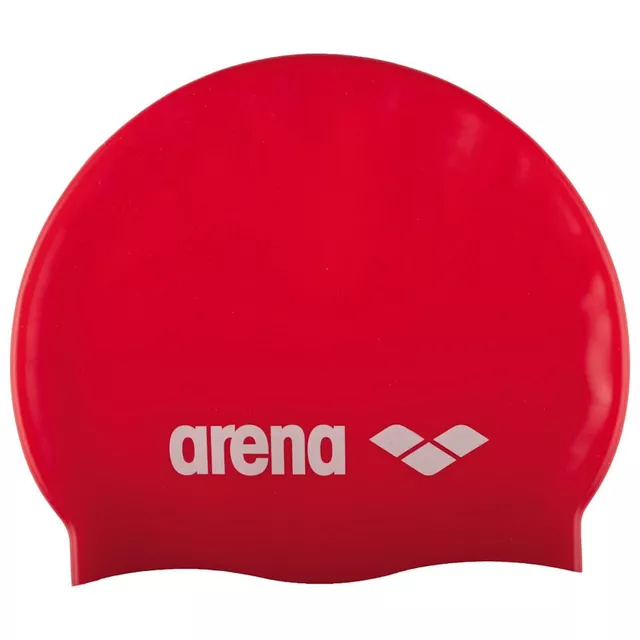 Plavecká čapica Arena Classic Silicone - fluo zelená - červená