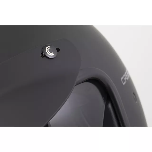 Moto prilba Cassida Oxygen Solid 2.0 čierna matná/tmavo šedá