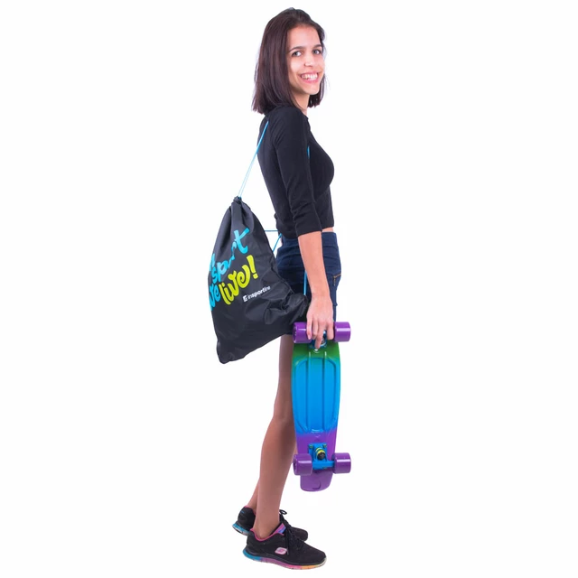 Pennyboard WORKER Sunbow 22" - zeleno-žlto-červená