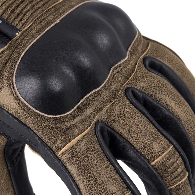 Pánske moto rukavice W-TEC Davili - čierno-hnedá