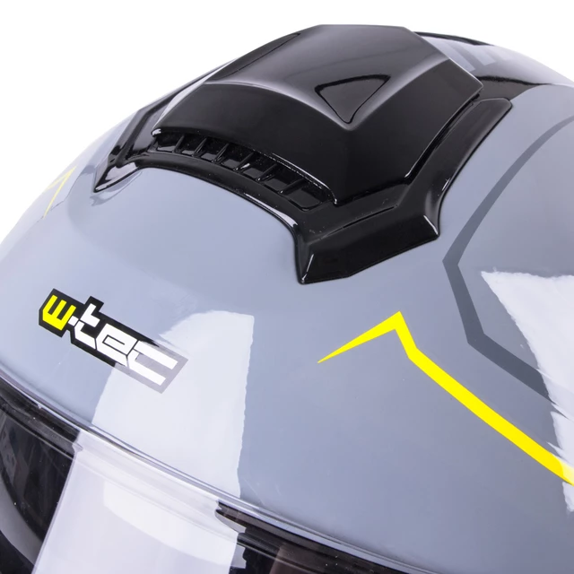 Výklopná moto prilba W-TEC V271 - čierno-šedá