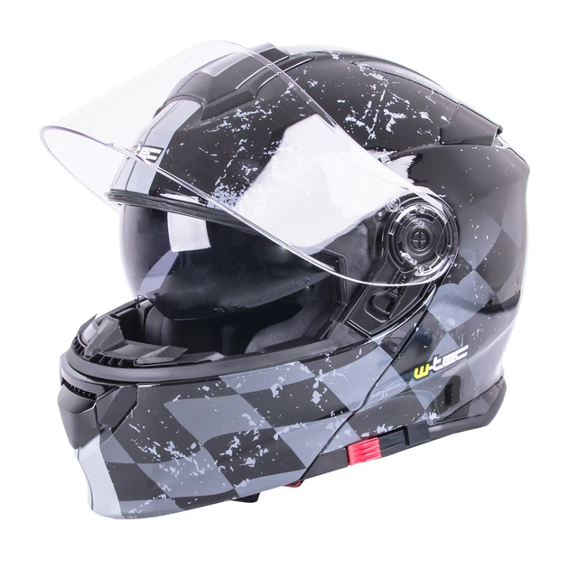 Výklopná moto prilba W-TEC V271 - čierno-šedá