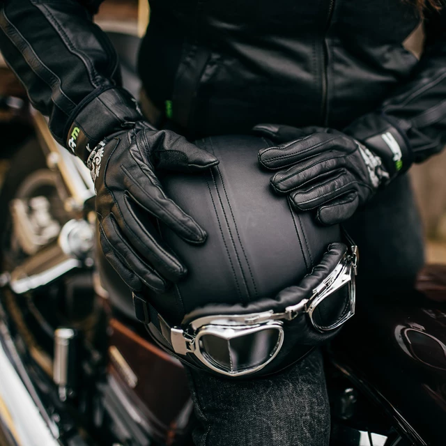 Dámske moto jeansy W-TEC C-2011 čierne - čierna