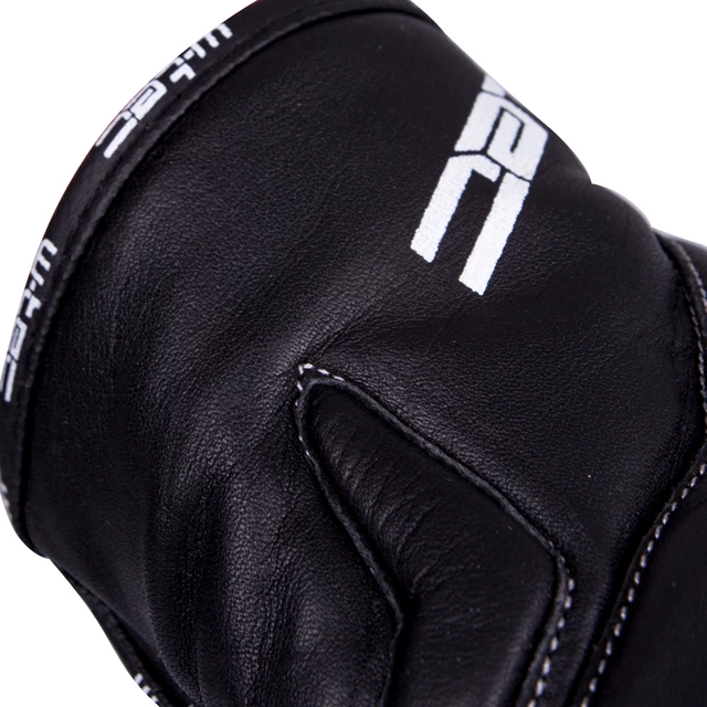 Kožené moto rukavice W-TEC Flanker - čierna