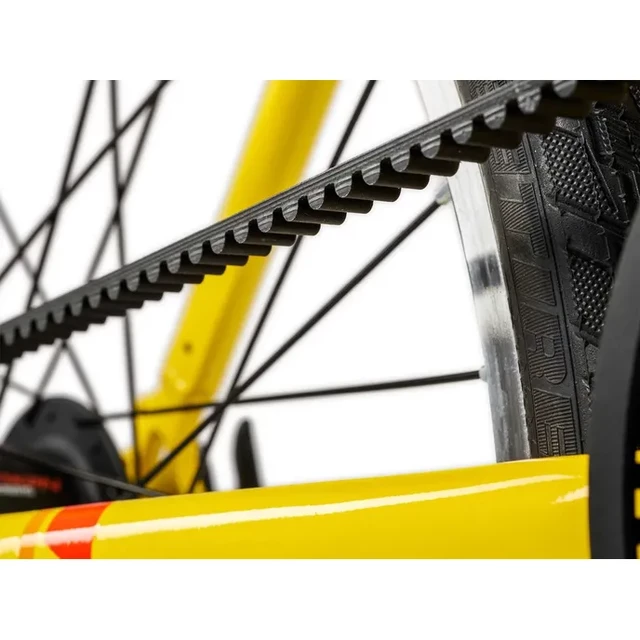 Juniorský bicykel Academy Grade 5 Belt 24" - žltá