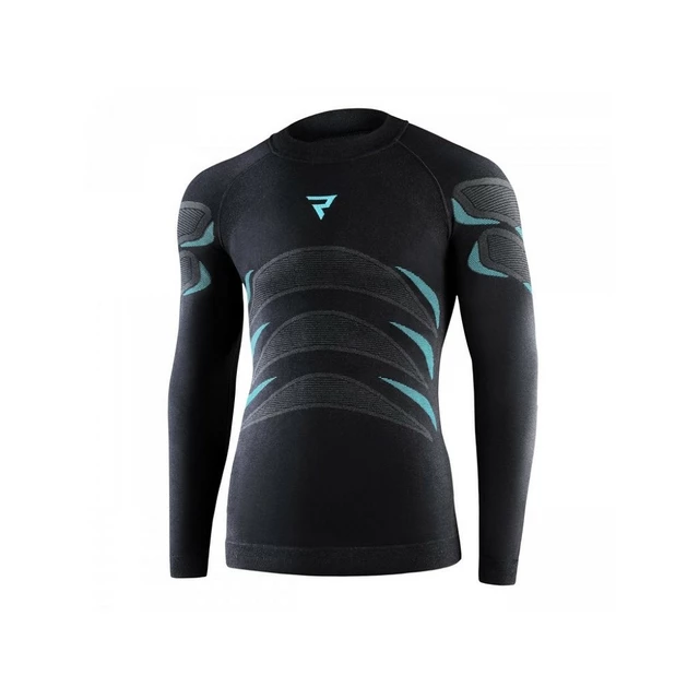 Moto thermo tričko Rebelhorn Therm Jersey - čierna - čierna