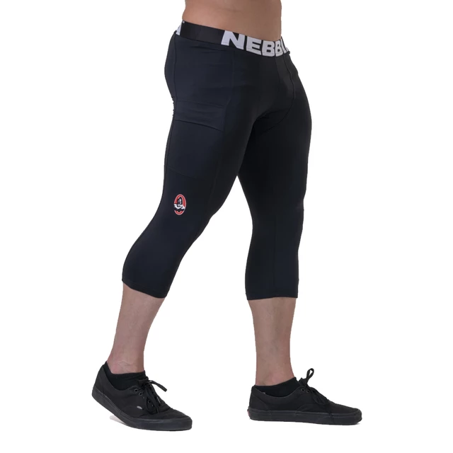 Pánske 3/4 legíny Nebbia Legend of Today 188 - Black - Black
