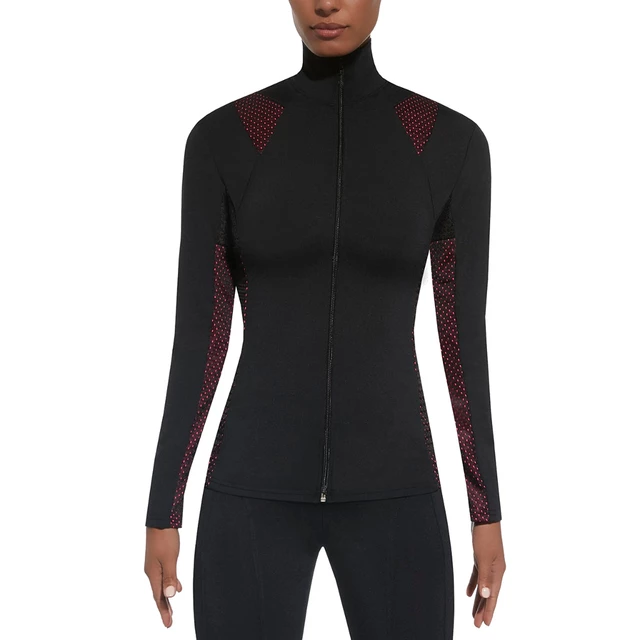 Dámska športová mikina BAS BLACK Inspire Blouse - čierno-ružová