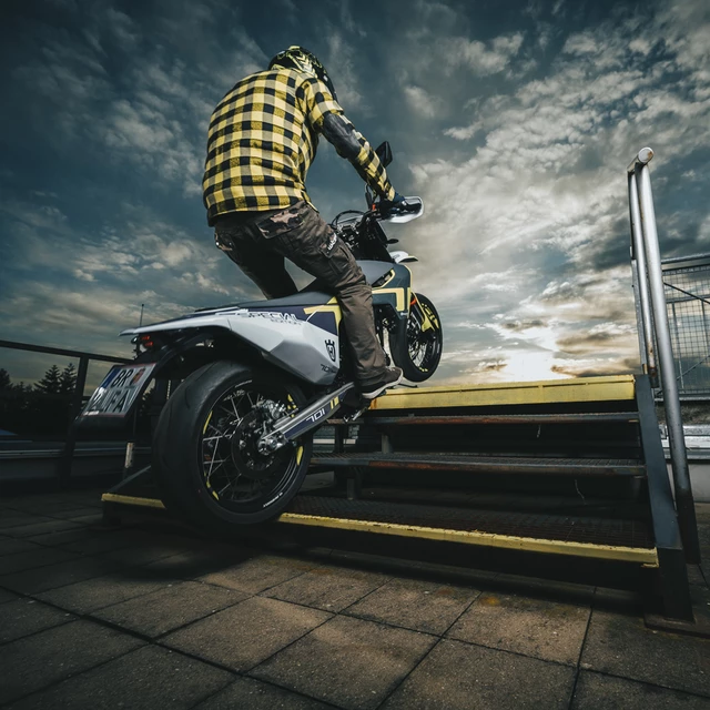 Moto košeľa W-TEC Terchis - zelená