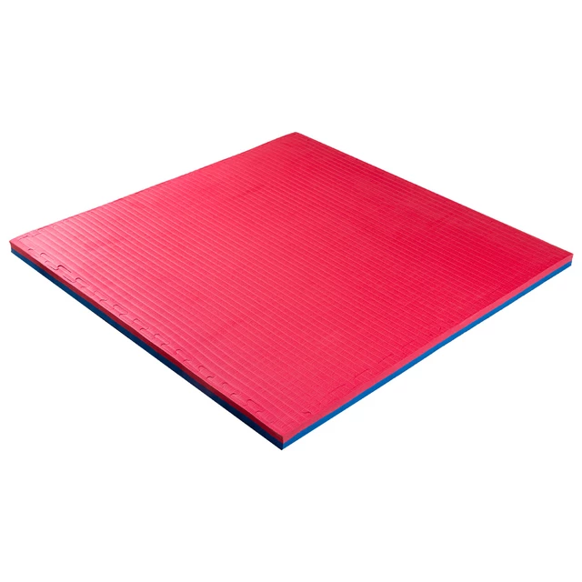 Puzzle tatami podložka inSPORTline Malmeida 100x100x4 cm - šedo-čierna, steblový vzor
